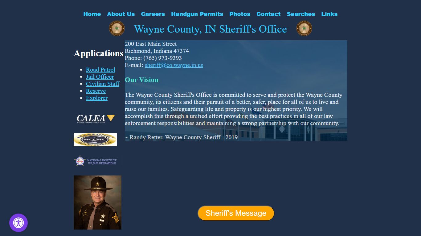 Wayne County, Indiana Sheriff's Office